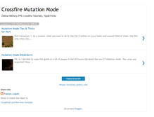 Tablet Screenshot of crossfiremutation.blogspot.com