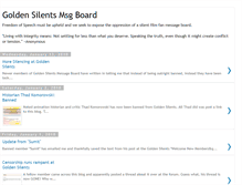 Tablet Screenshot of goldensilents.blogspot.com