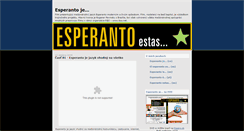 Desktop Screenshot of esperantoje.blogspot.com