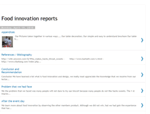Tablet Screenshot of foodinno.blogspot.com