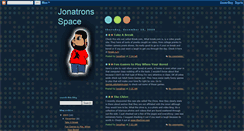 Desktop Screenshot of jonatronsspace.blogspot.com