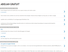 Tablet Screenshot of abidjangratuit.blogspot.com