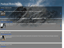 Tablet Screenshot of paulsonhomestead.blogspot.com