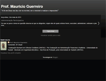 Tablet Screenshot of profmauricioguerreiro.blogspot.com