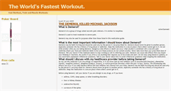 Desktop Screenshot of fast-workout.blogspot.com