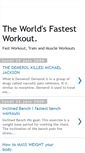 Mobile Screenshot of fast-workout.blogspot.com