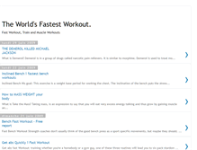 Tablet Screenshot of fast-workout.blogspot.com