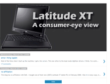 Tablet Screenshot of latitudext.blogspot.com