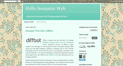 Desktop Screenshot of hellosemanticweb.blogspot.com