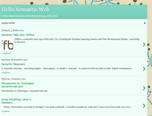 Tablet Screenshot of hellosemanticweb.blogspot.com