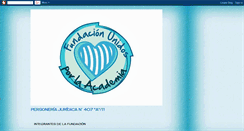 Desktop Screenshot of fundacionunidosporlaacademia.blogspot.com