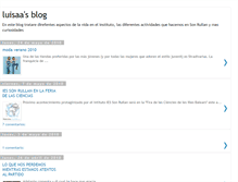 Tablet Screenshot of luisaasblog.blogspot.com