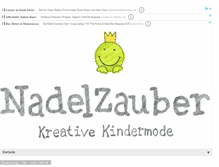 Tablet Screenshot of nadel-zauber.blogspot.com