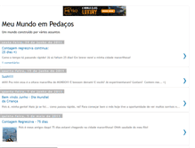 Tablet Screenshot of meumundoempedacos.blogspot.com