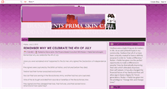 Desktop Screenshot of dianalentsprimaskincare.blogspot.com