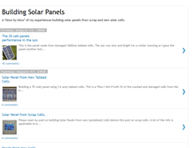 Tablet Screenshot of diysolarpanels.blogspot.com