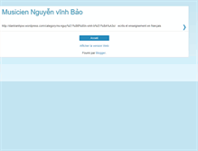 Tablet Screenshot of nguyenvinhbao.blogspot.com