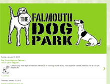 Tablet Screenshot of falmouthdogpark.blogspot.com