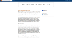 Desktop Screenshot of adventuresinrealestate-gk.blogspot.com