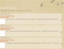Tablet Screenshot of evansescapades.blogspot.com