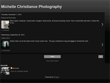 Tablet Screenshot of michellechristiance.blogspot.com