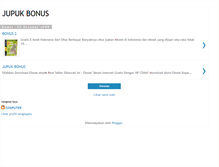 Tablet Screenshot of jupukbonus.blogspot.com