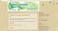 Desktop Screenshot of betobrocato.blogspot.com