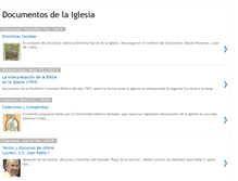 Tablet Screenshot of documentosdelaiglesia.blogspot.com