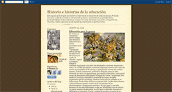 Desktop Screenshot of numa-historiasdelaeducacion.blogspot.com