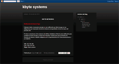 Desktop Screenshot of kbyteec.blogspot.com