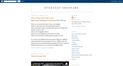 Desktop Screenshot of everydayordinary.blogspot.com