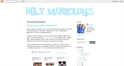 Desktop Screenshot of holymanicures.blogspot.com