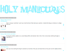 Tablet Screenshot of holymanicures.blogspot.com