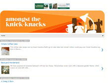 Tablet Screenshot of amongsttheknickknacks.blogspot.com