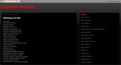 Desktop Screenshot of elecprojects.blogspot.com