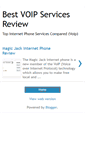 Mobile Screenshot of bestvoipservicesreview.blogspot.com