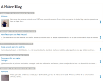 Tablet Screenshot of anaiveblog.blogspot.com