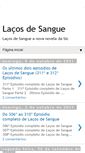 Mobile Screenshot of lacos-de-sangue.blogspot.com