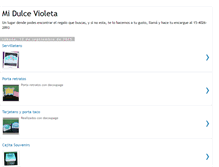 Tablet Screenshot of midulcevioleta.blogspot.com