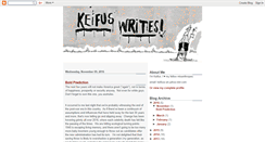 Desktop Screenshot of keifuswrites.blogspot.com