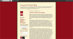 Desktop Screenshot of connectedculture.blogspot.com
