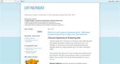 Desktop Screenshot of loripalmquist.blogspot.com