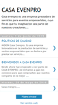 Mobile Screenshot of casaevenpro.blogspot.com