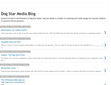 Tablet Screenshot of dogstarmediablog.blogspot.com