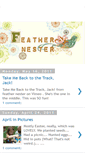 Mobile Screenshot of feathernester.blogspot.com