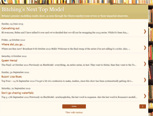 Tablet Screenshot of bitchingsnexttopmodel.blogspot.com