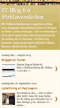 Mobile Screenshot of firkloverskolen.blogspot.com