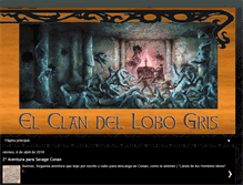 Tablet Screenshot of clanlobogris.blogspot.com