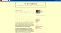 Desktop Screenshot of nofunciono.blogspot.com