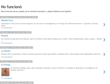 Tablet Screenshot of nofunciono.blogspot.com